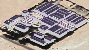 Enact Solar commercial rooftop installation in Abu Dhabi UAE, C and I solar sales support case study